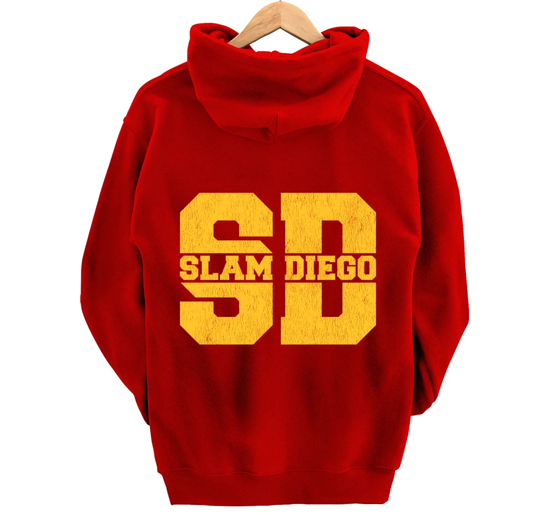 Slam Diego San Diego Souvenirs and Gift - Baseball Fans Pullover Hoodie