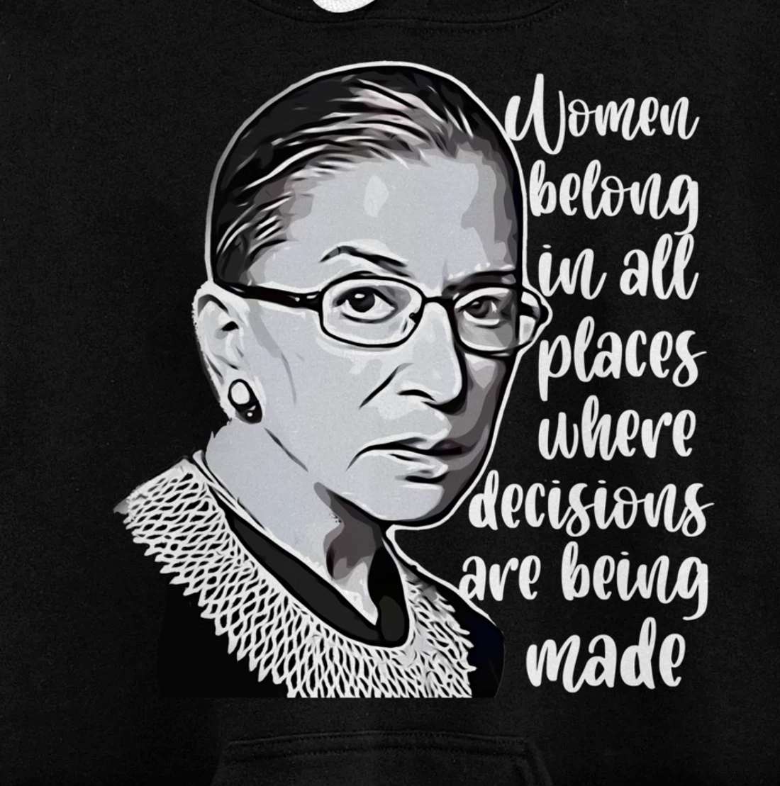 Vintage Ruth Bader Ginsburg - RBG gift for women or youth Pullover Hoodie