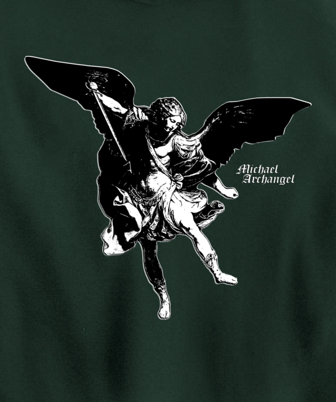 Master of Angels - Saint Michael Archangel Pullover Hoodie