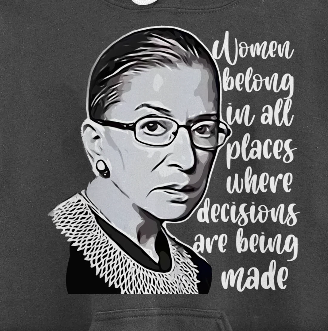 Vintage Ruth Bader Ginsburg - RBG gift for women or youth Pullover Hoodie