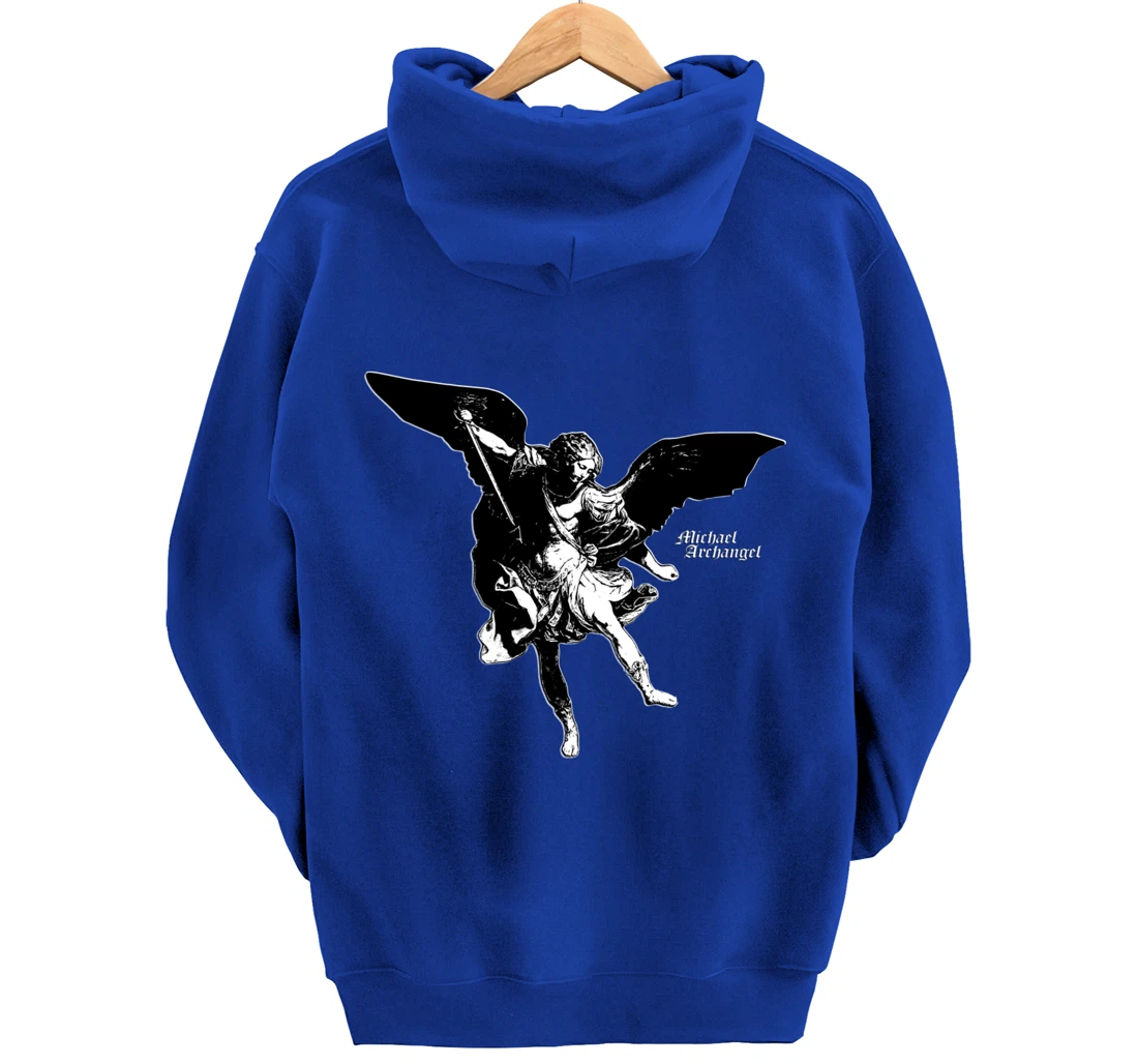 Master of Angels - Saint Michael Archangel Pullover Hoodie