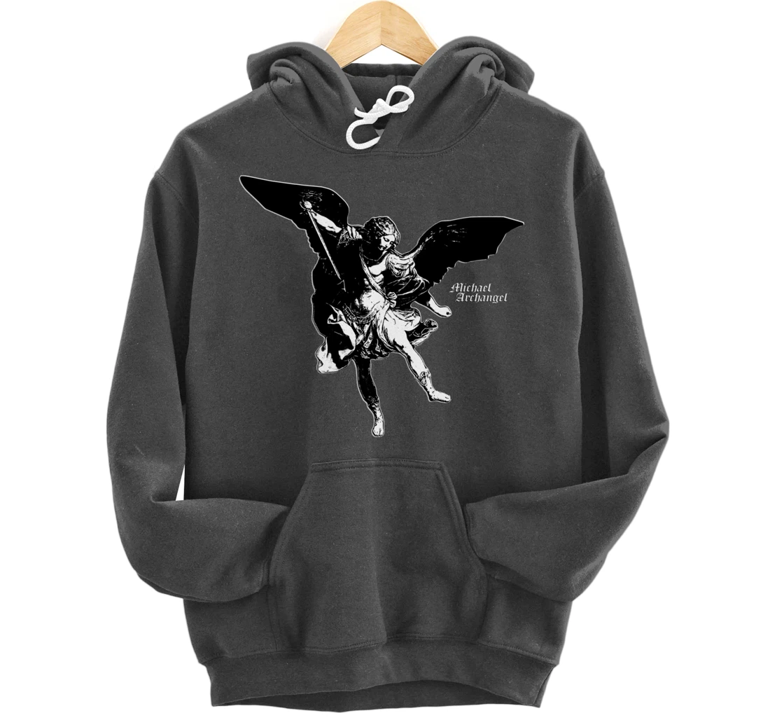 Master of Angels - Saint Michael Archangel Pullover Hoodie