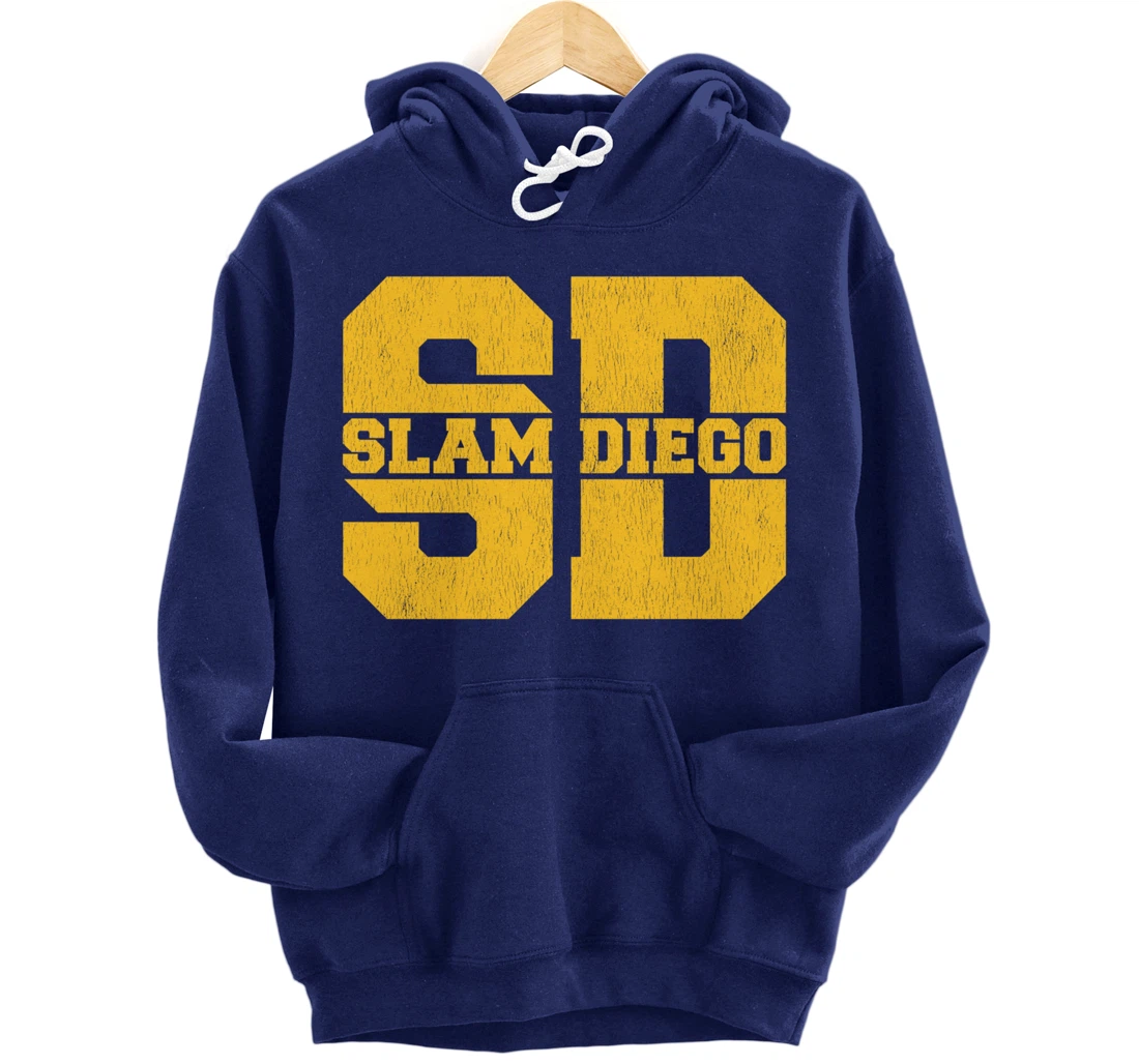 Slam Diego San Diego Souvenirs and Gift - Baseball Fans Pullover Hoodie