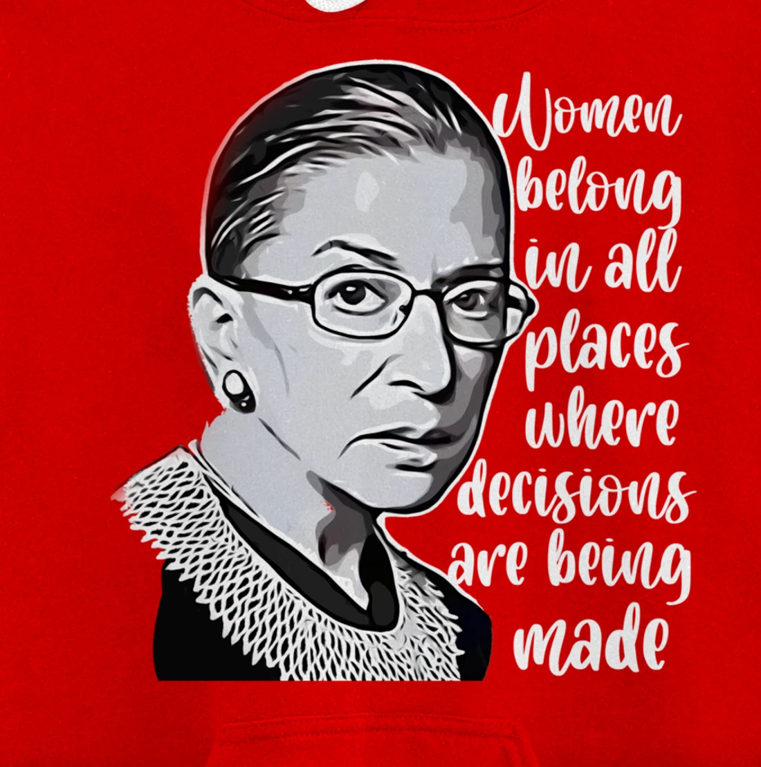 Vintage Ruth Bader Ginsburg - RBG gift for women or youth Pullover Hoodie