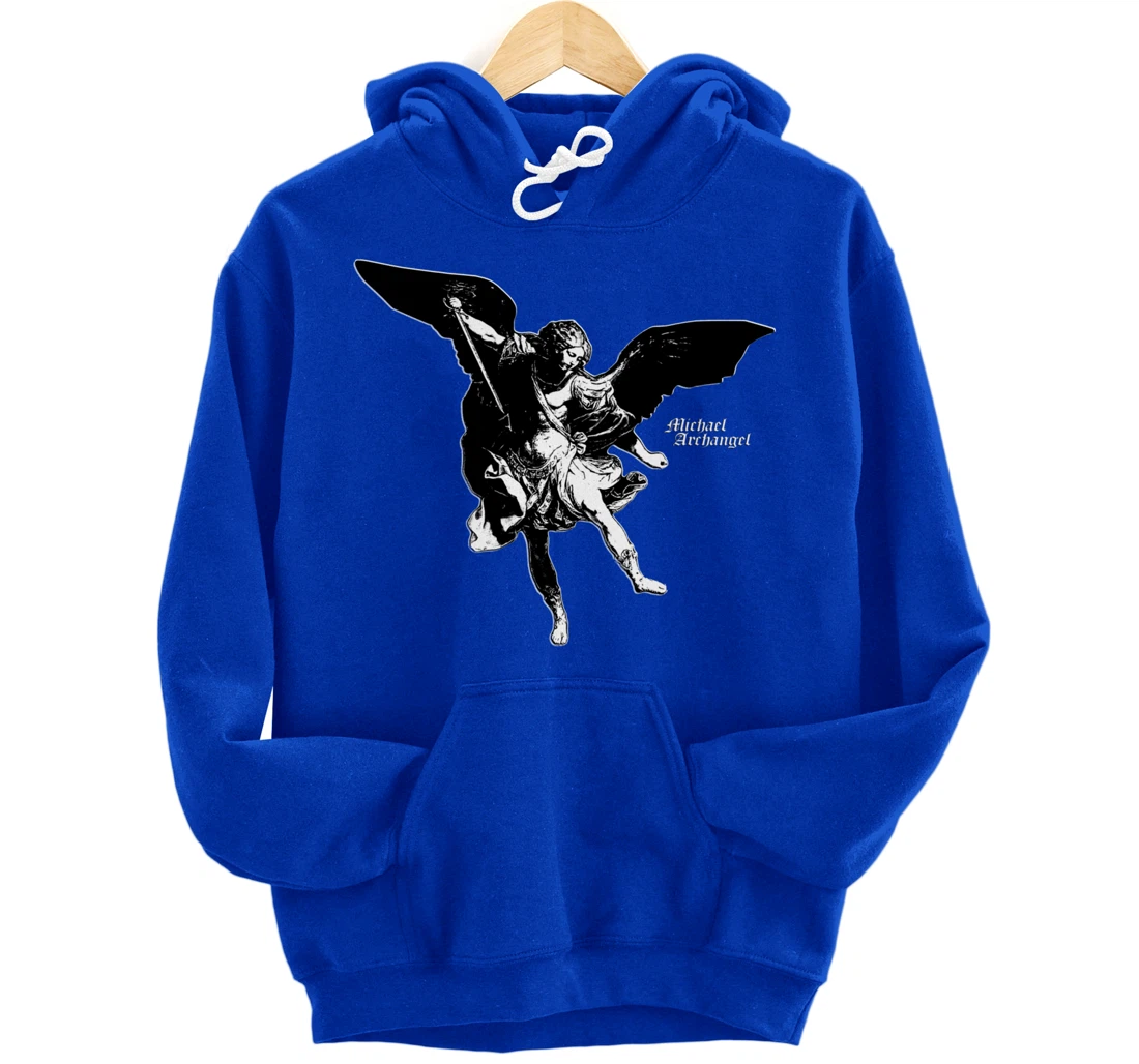 Master of Angels - Saint Michael Archangel Pullover Hoodie