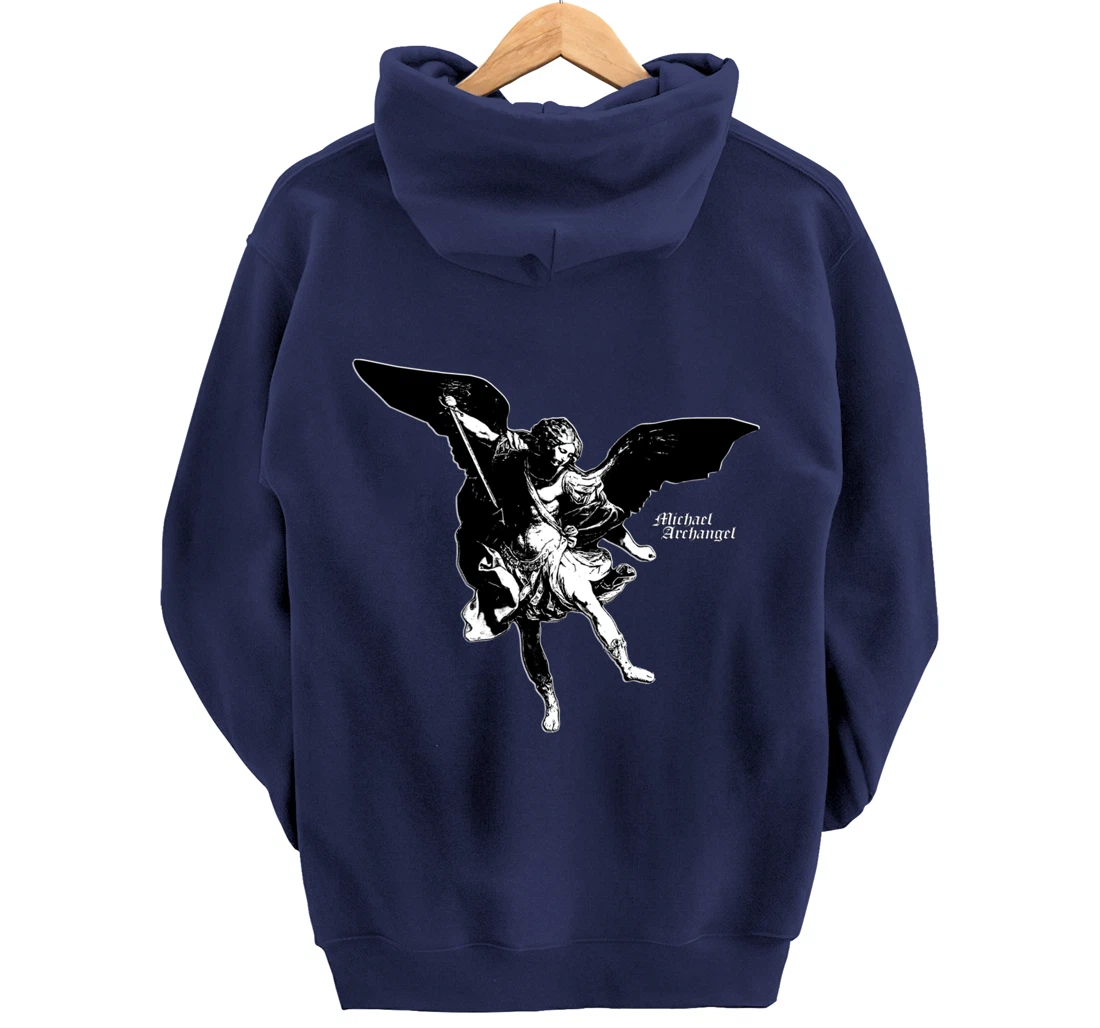 Master of Angels - Saint Michael Archangel Pullover Hoodie