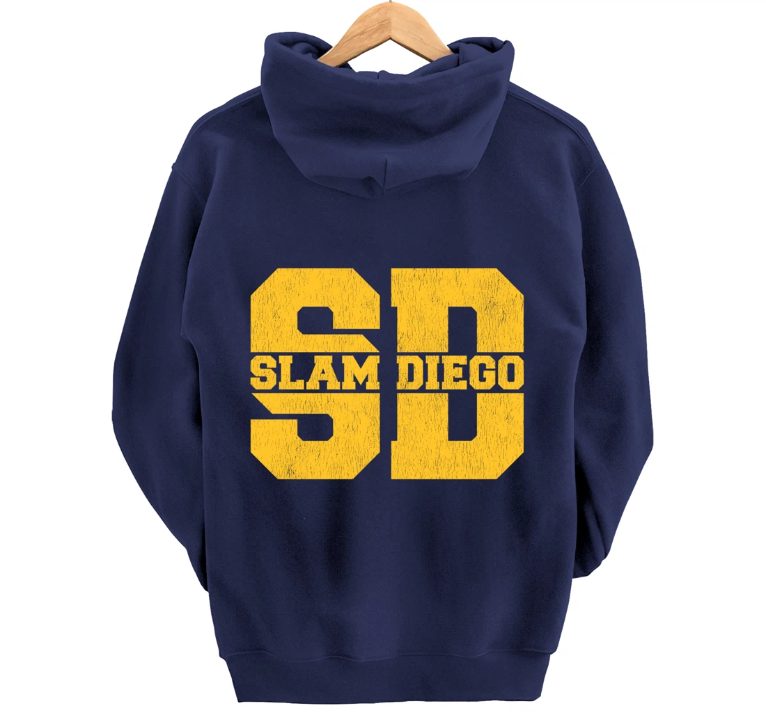 Slam Diego San Diego Souvenirs and Gift - Baseball Fans Pullover Hoodie