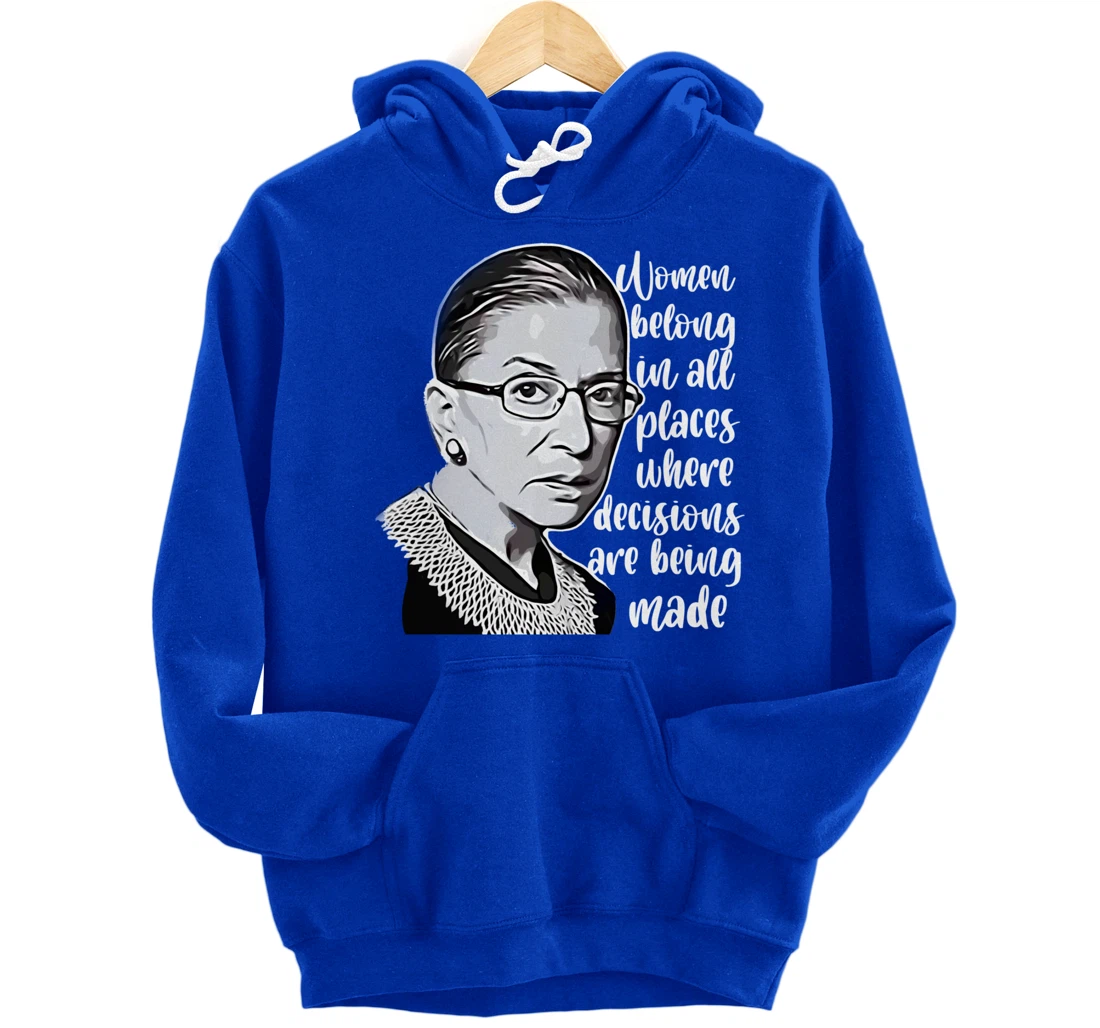 Vintage Ruth Bader Ginsburg - RBG gift for women or youth Pullover Hoodie