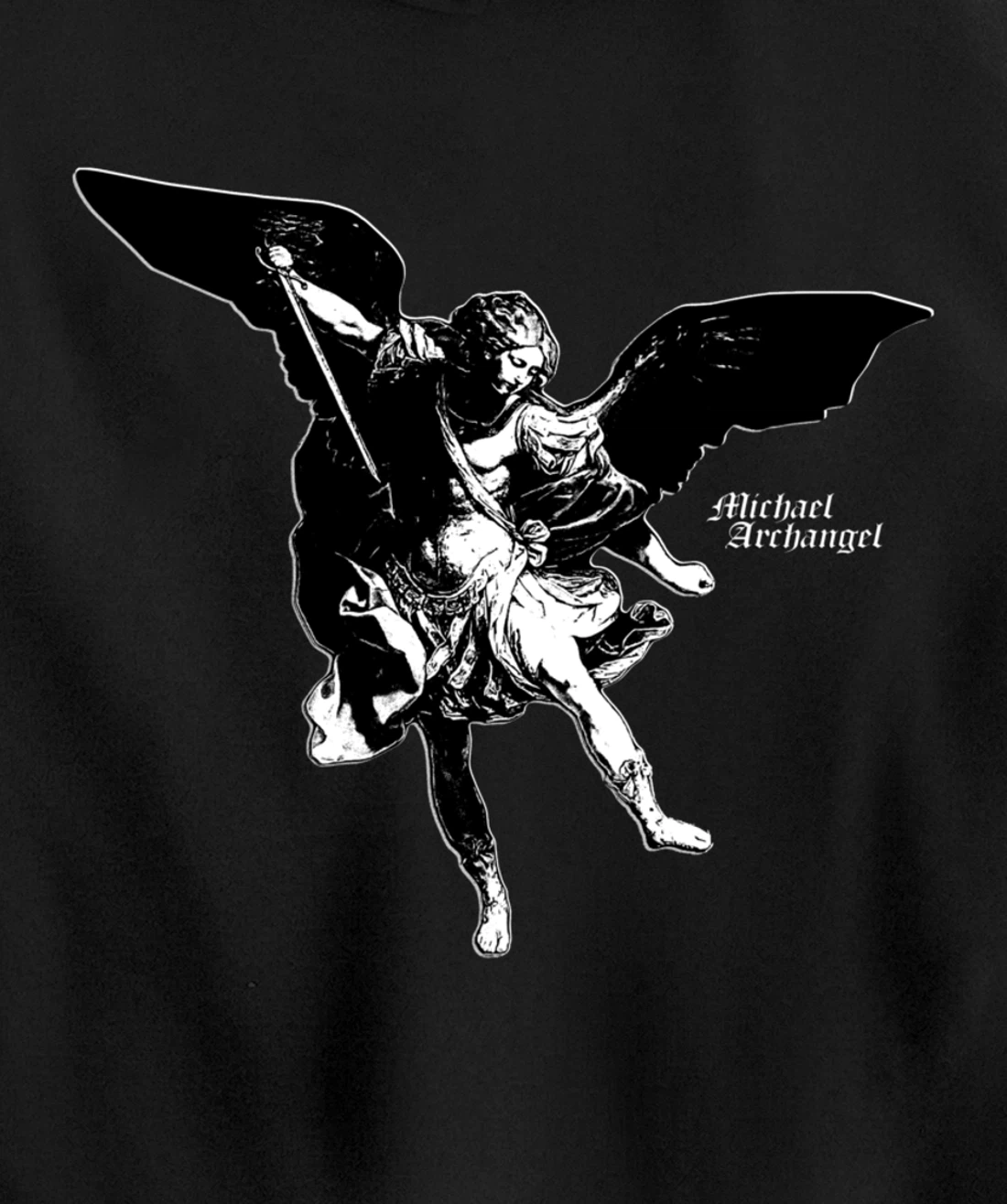 Master of Angels - Saint Michael Archangel Pullover Hoodie