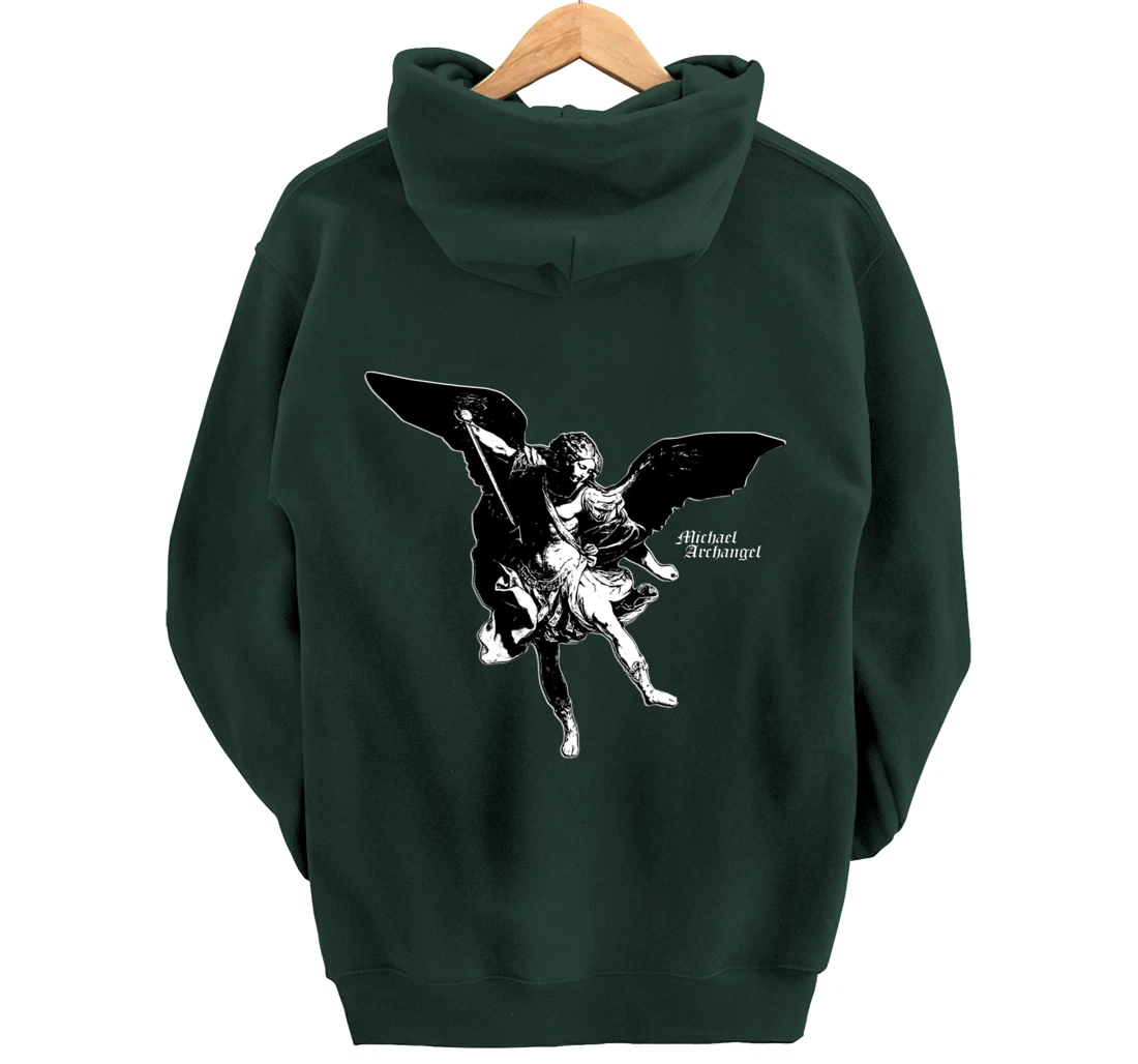 Master of Angels - Saint Michael Archangel Pullover Hoodie