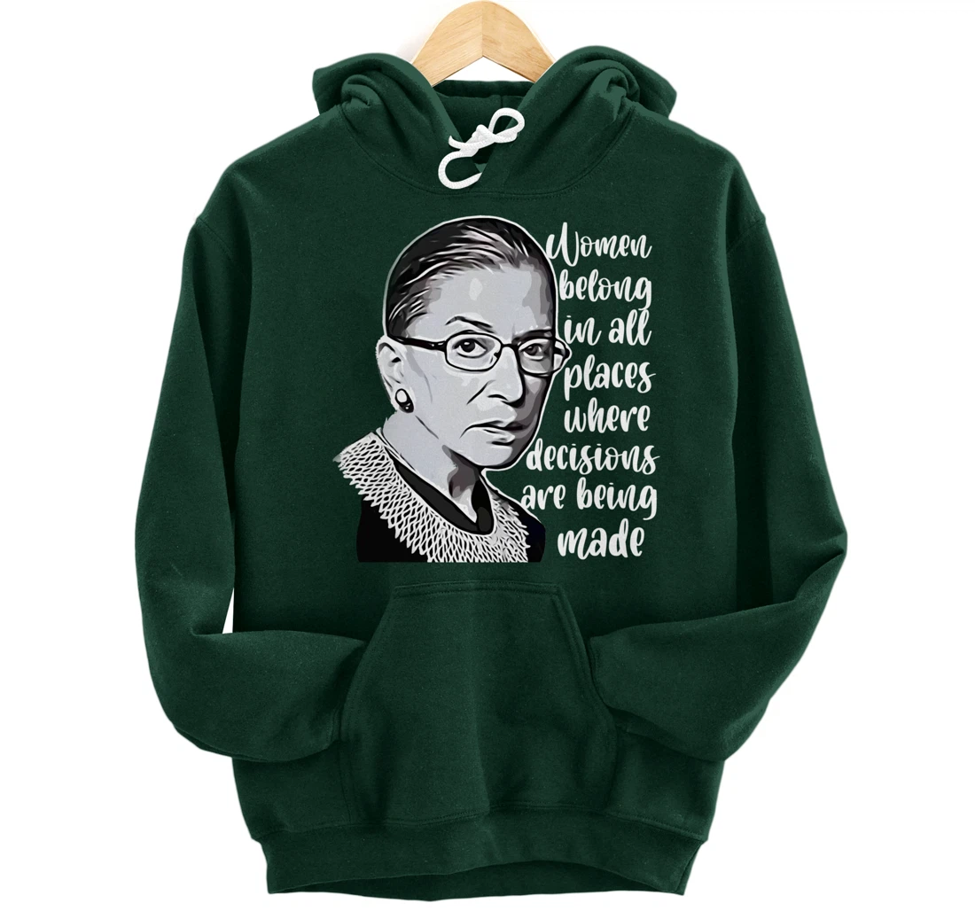 Vintage Ruth Bader Ginsburg - RBG gift for women or youth Pullover Hoodie