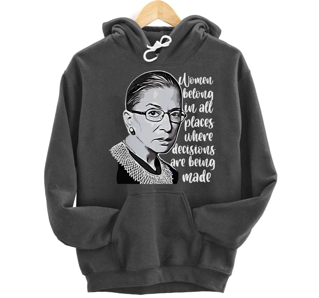 Vintage Ruth Bader Ginsburg - RBG gift for women or youth Pullover Hoodie