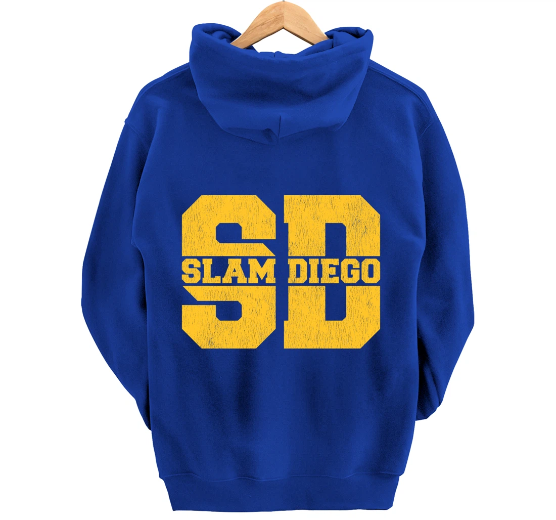 Slam Diego San Diego Souvenirs and Gift - Baseball Fans Pullover Hoodie