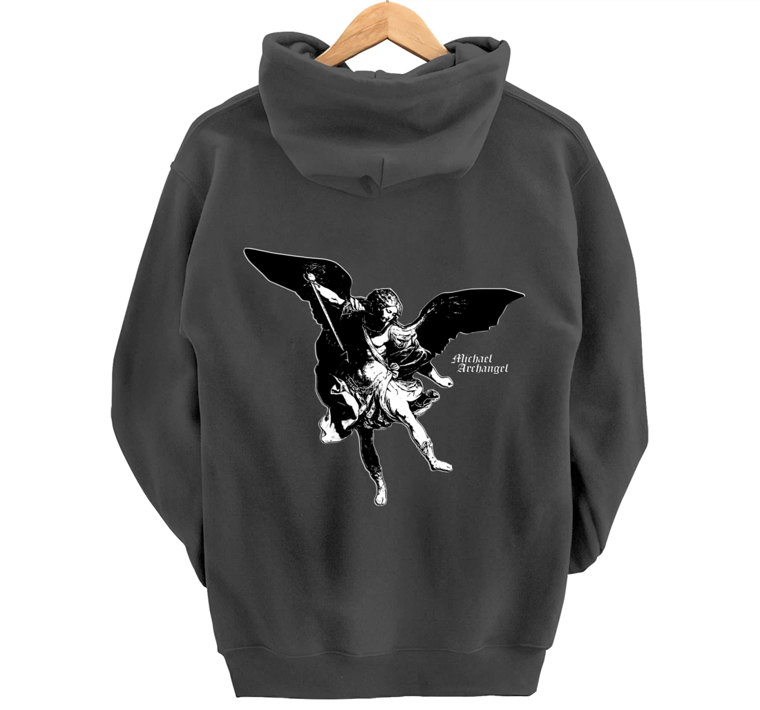 Master of Angels - Saint Michael Archangel Pullover Hoodie