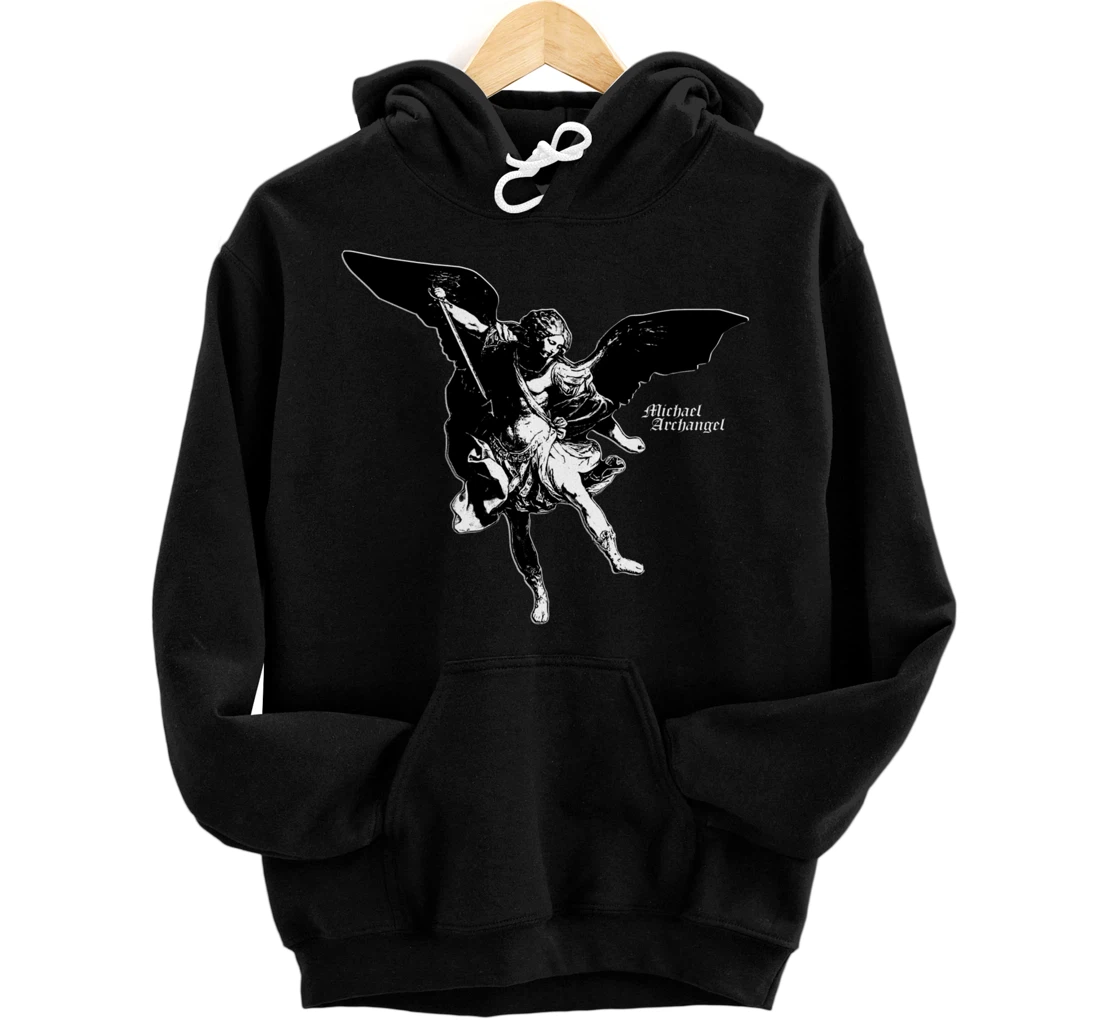 Master of Angels - Saint Michael Archangel Pullover Hoodie