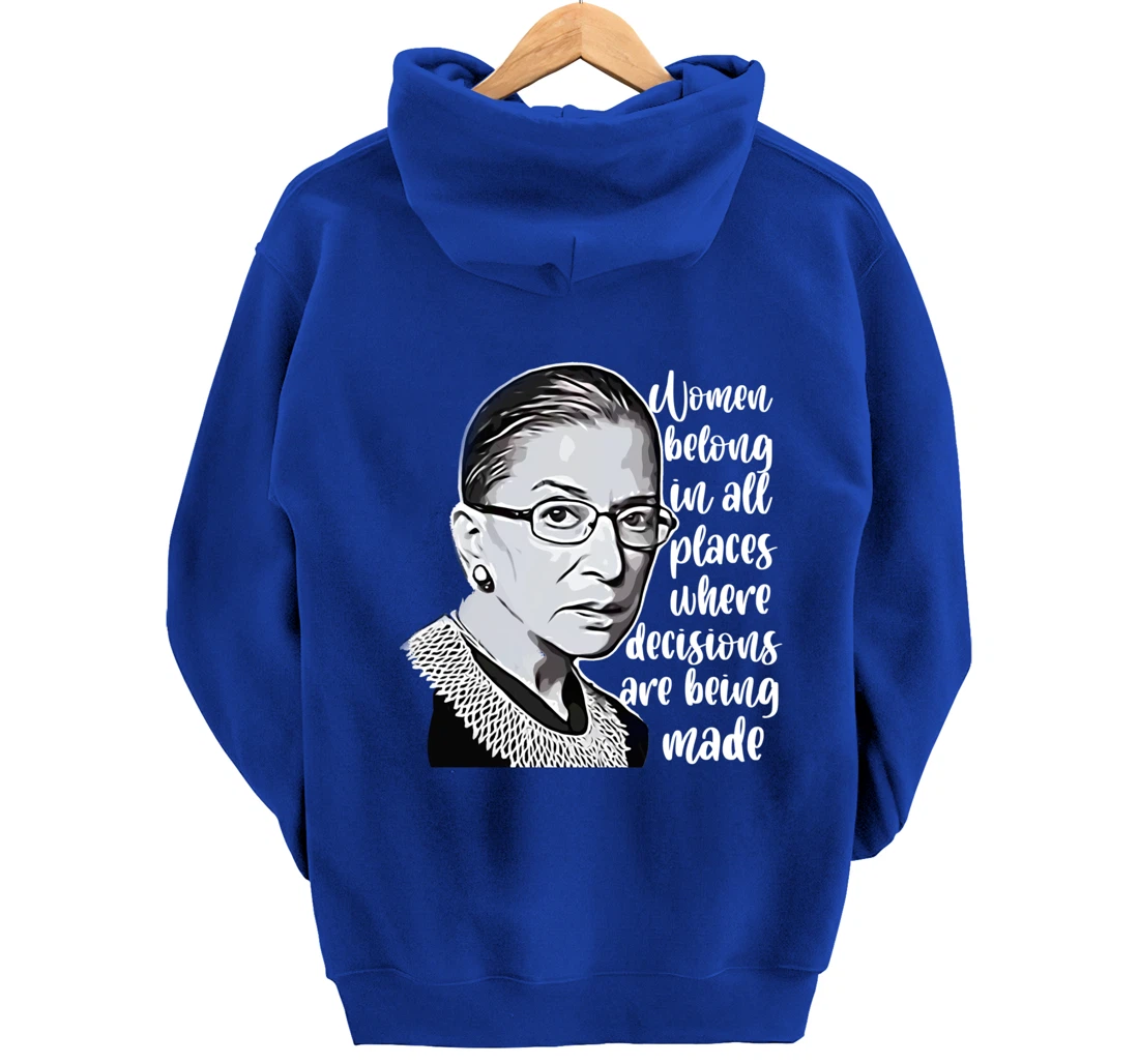 Vintage Ruth Bader Ginsburg - RBG gift for women or youth Pullover Hoodie