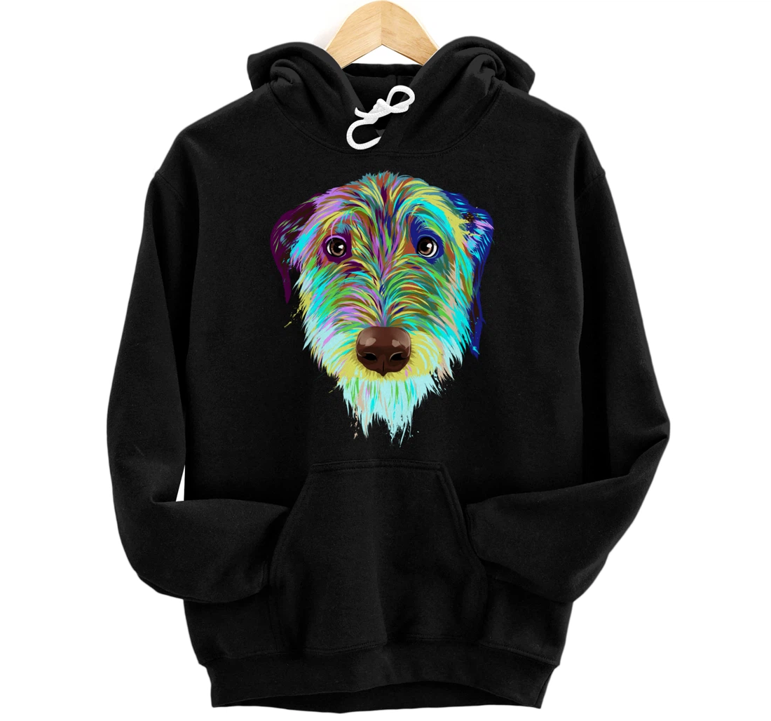 Splash Dog Irish Wolfhound Pullover Hoodie