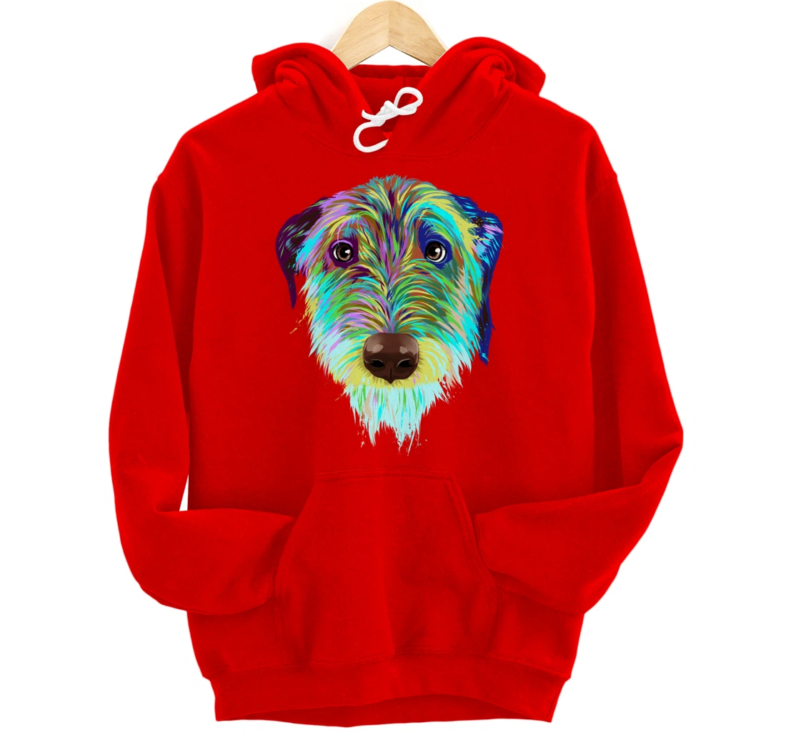 Splash Dog Irish Wolfhound Pullover Hoodie