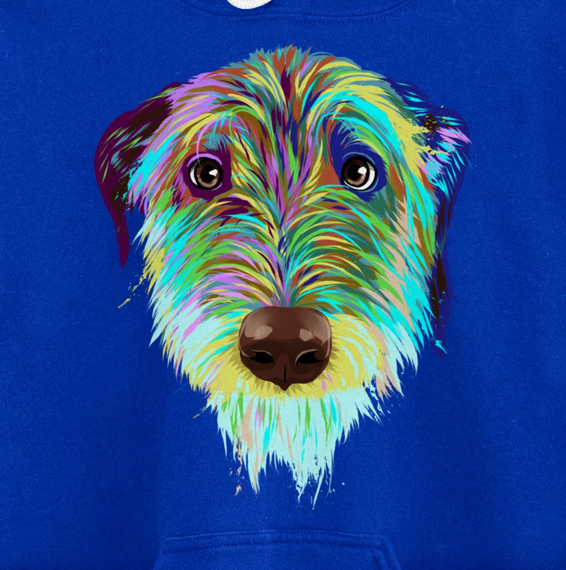 Splash Dog Irish Wolfhound Pullover Hoodie