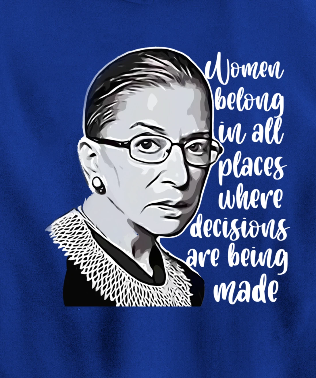 Vintage Ruth Bader Ginsburg - RBG gift for women or youth Pullover Hoodie