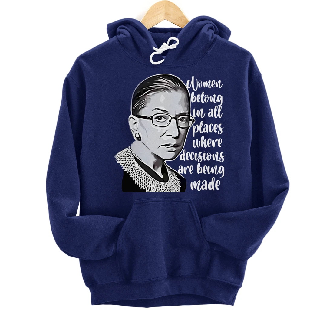 Vintage Ruth Bader Ginsburg - RBG gift for women or youth Pullover Hoodie