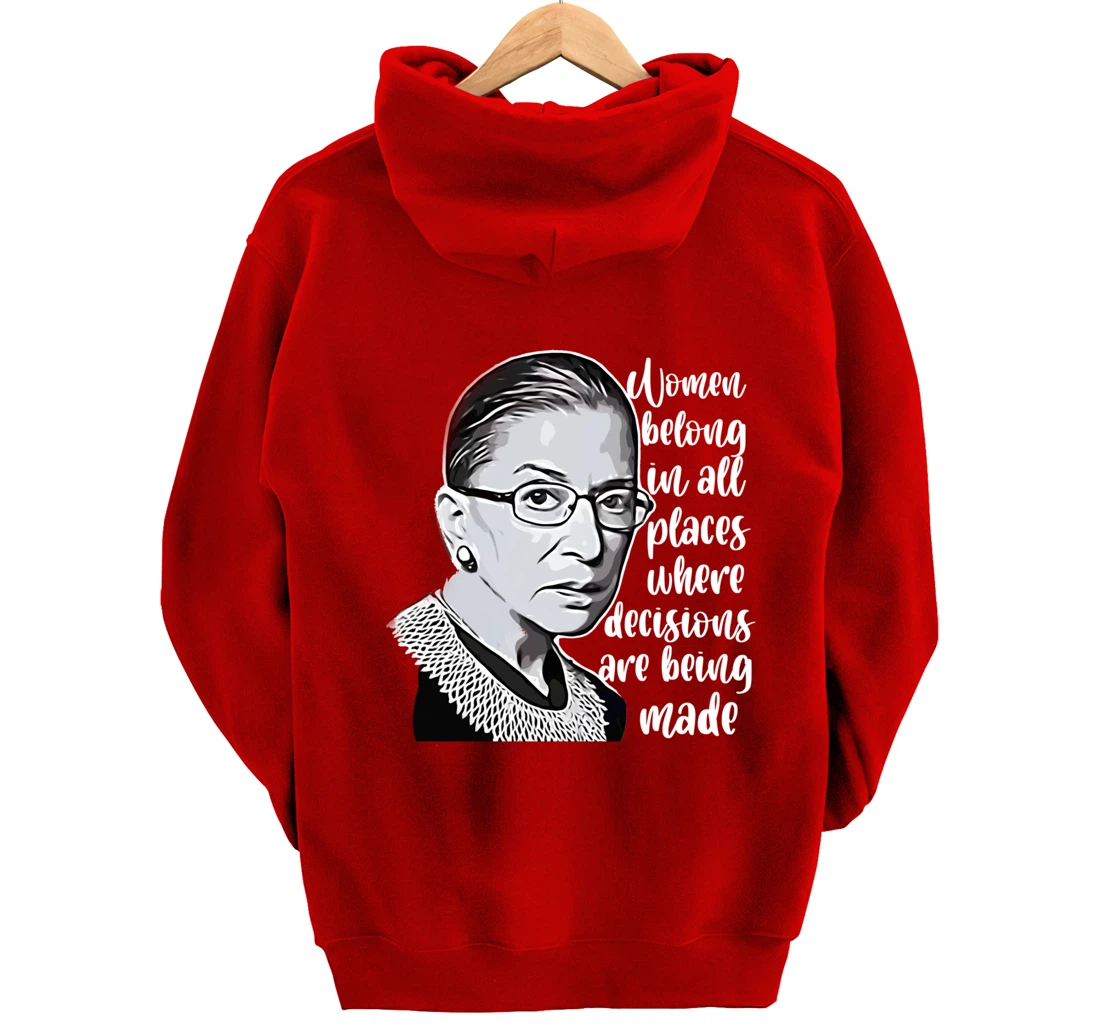 Vintage Ruth Bader Ginsburg - RBG gift for women or youth Pullover Hoodie
