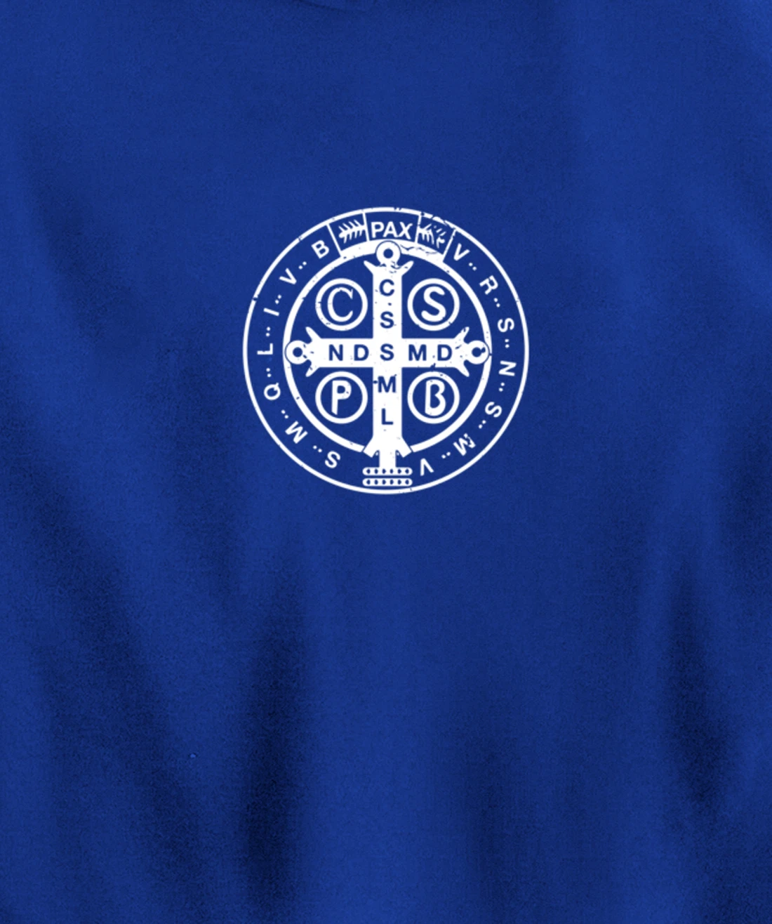 Religious Catholic St. Benedict Medal | Christian Pullover Hoodie