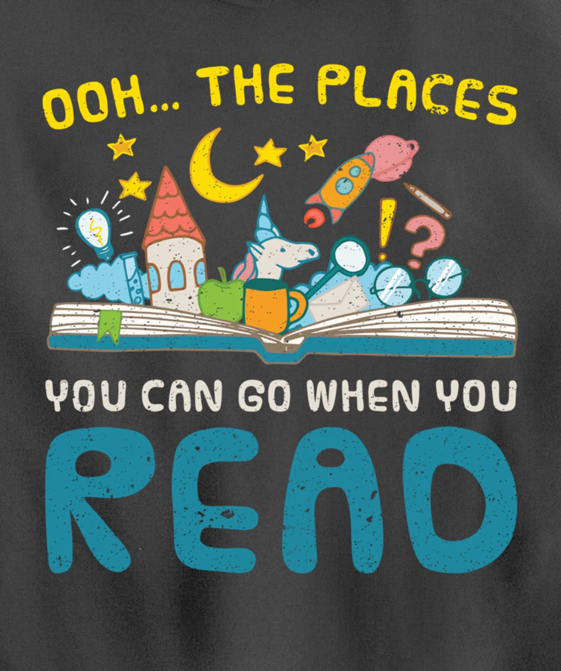 Book Reader Librarian Reading Gift Reading Pullover Hoodie