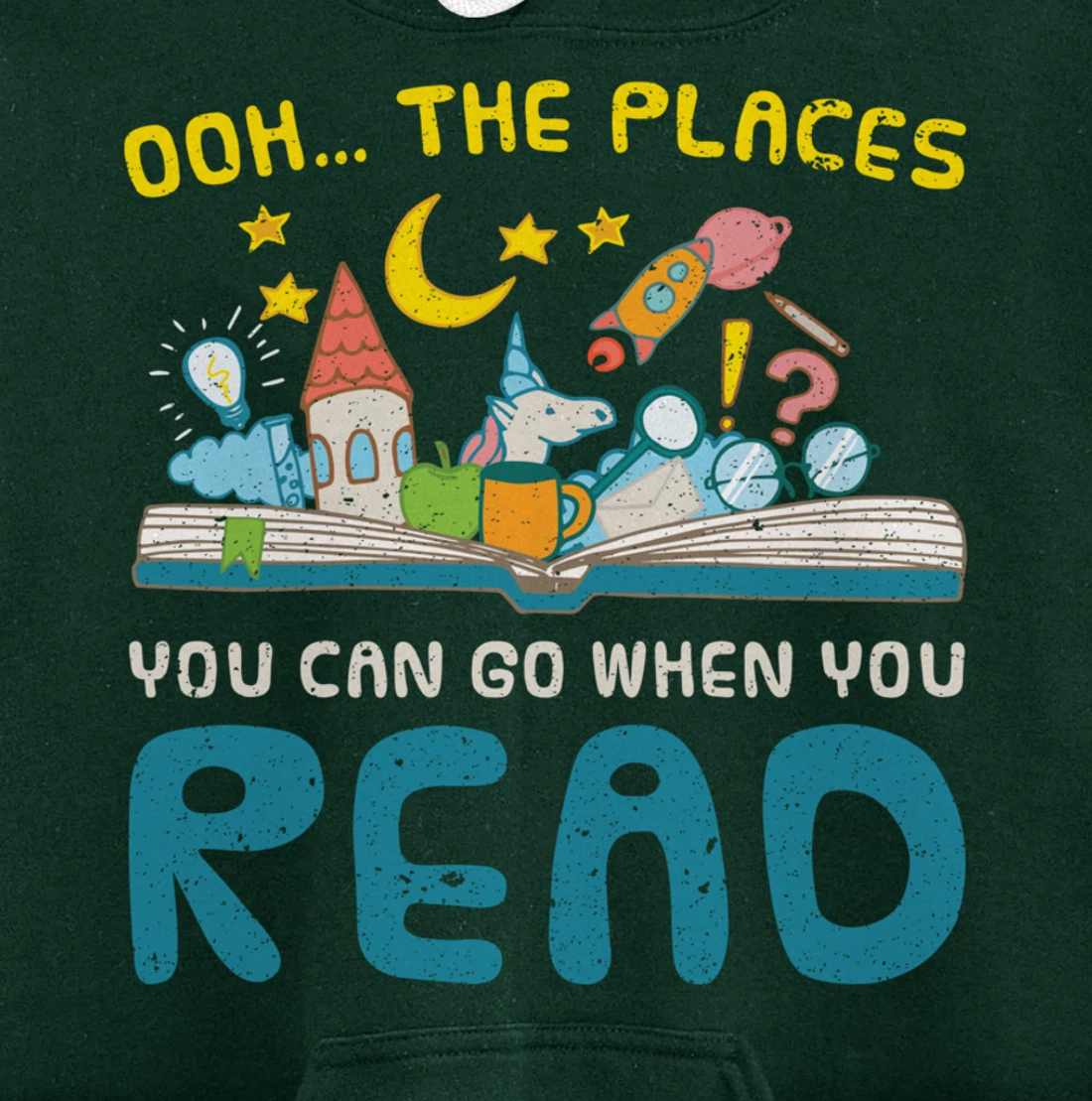 Book Reader Librarian Reading Gift Reading Pullover Hoodie