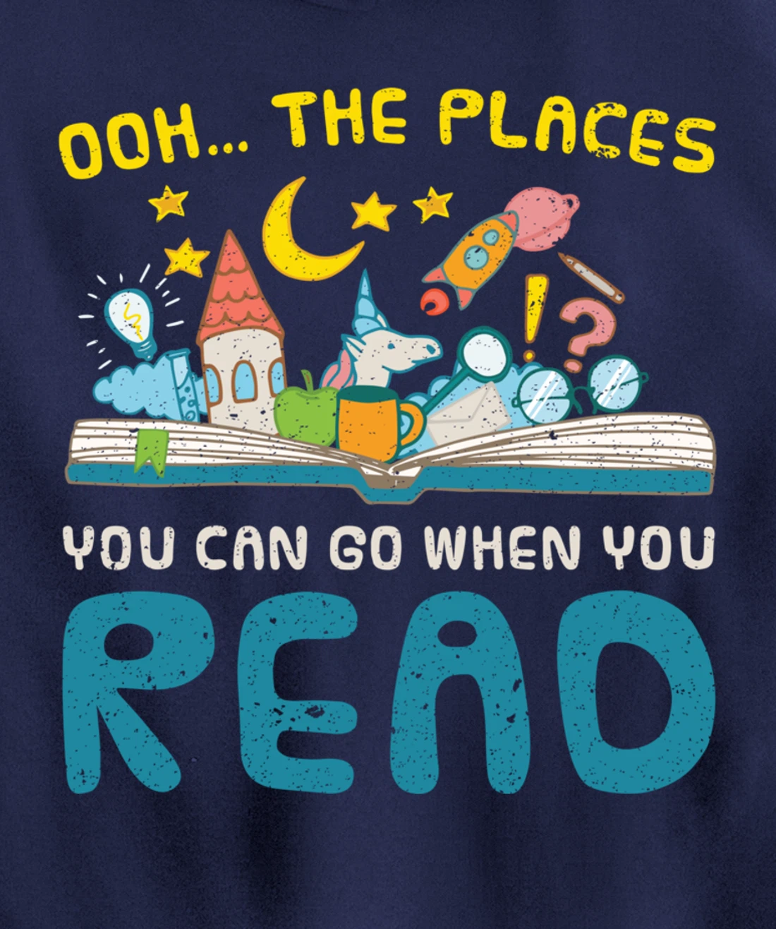 Book Reader Librarian Reading Gift Reading Pullover Hoodie