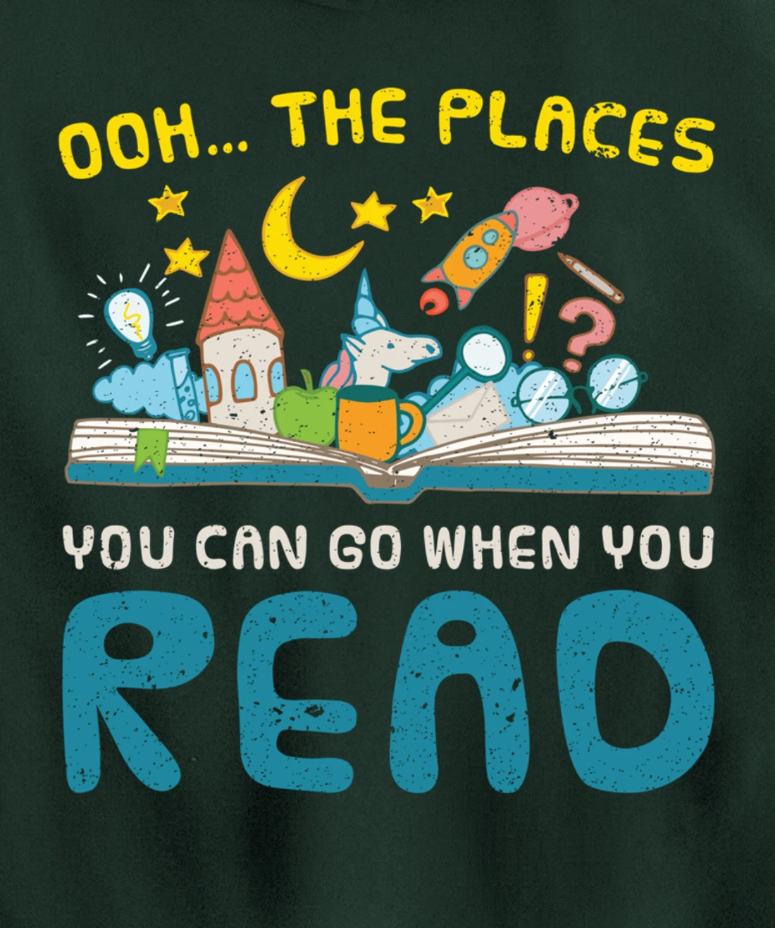 Book Reader Librarian Reading Gift Reading Pullover Hoodie