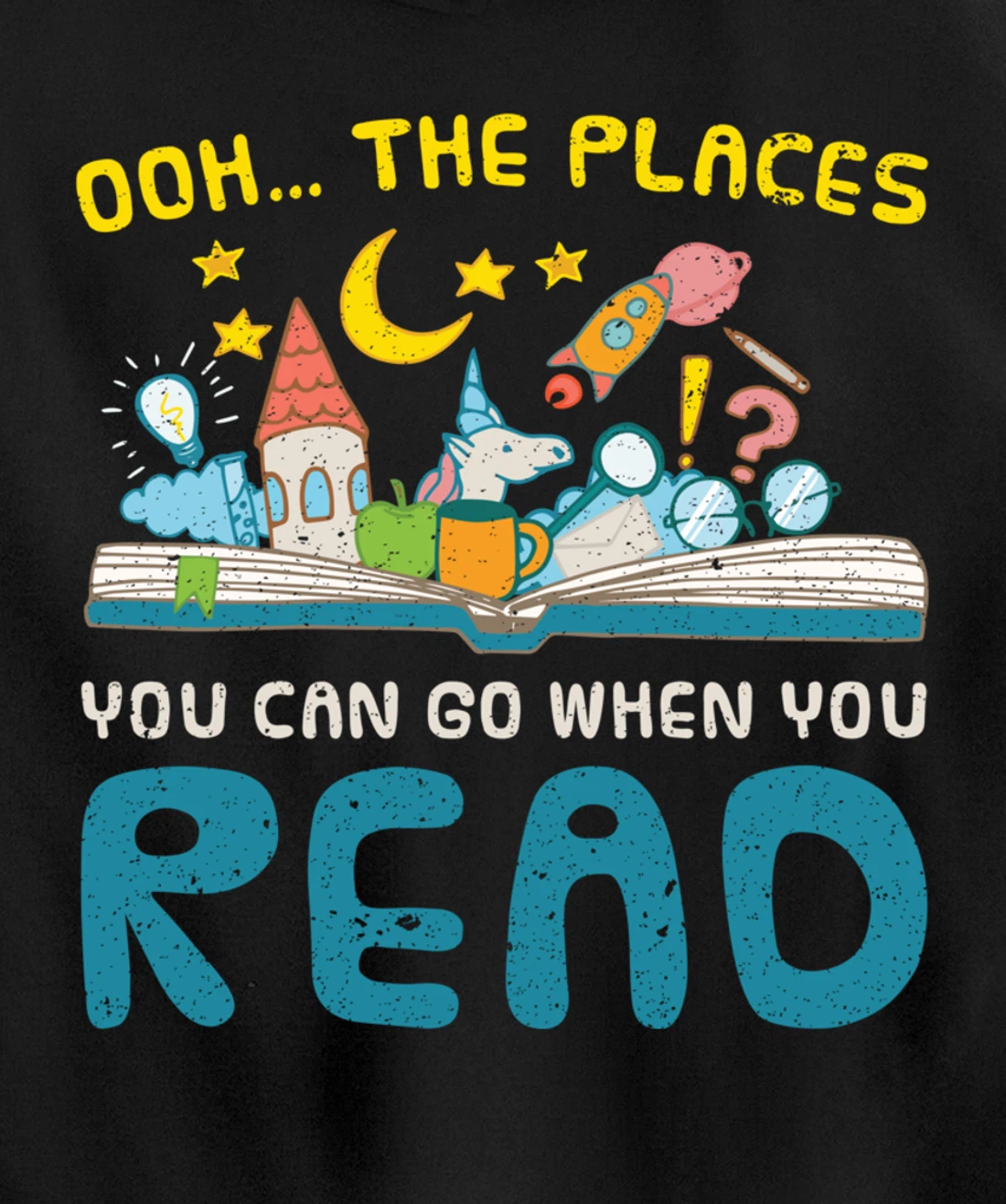 Book Reader Librarian Reading Gift Reading Pullover Hoodie