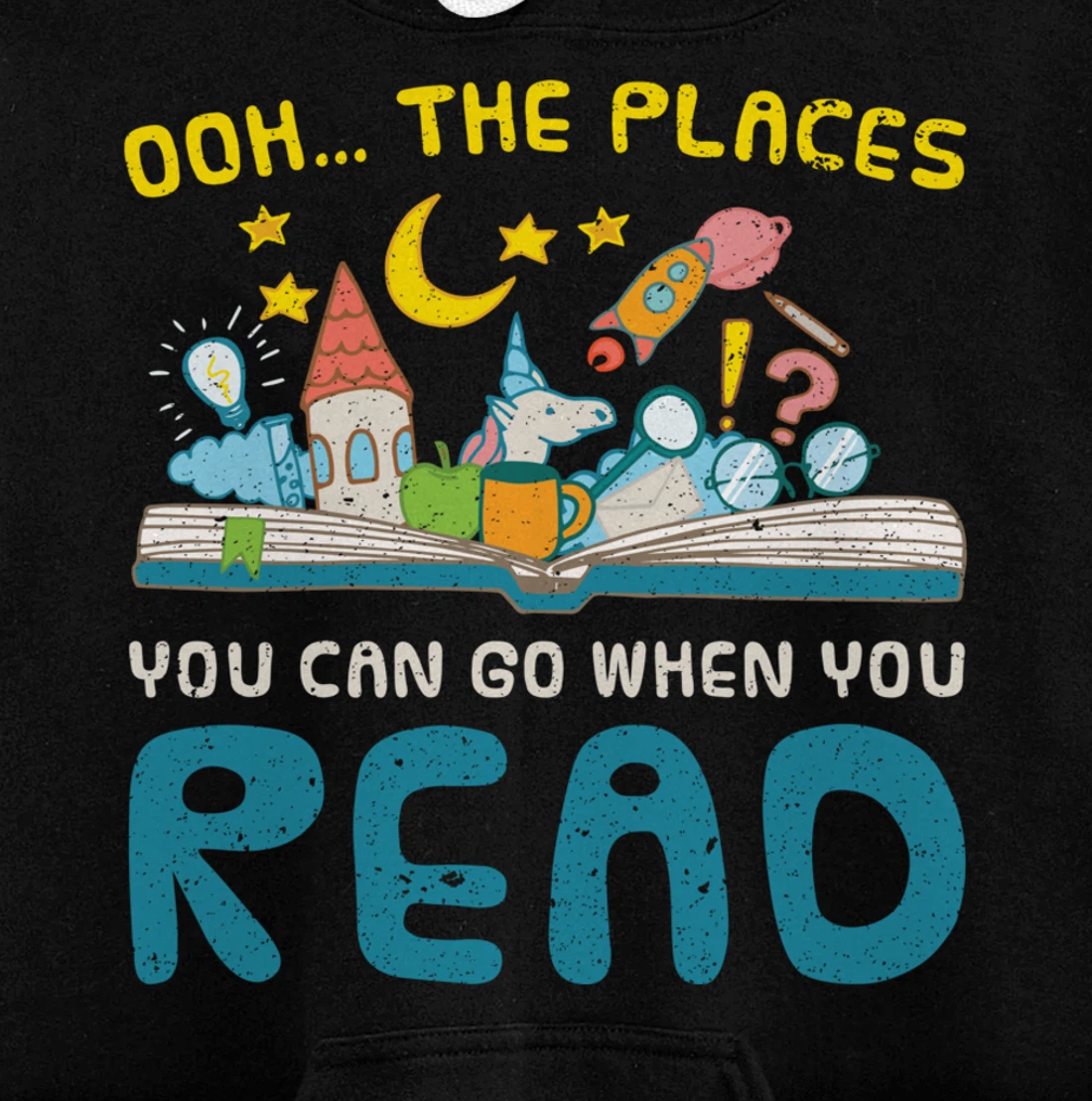 Book Reader Librarian Reading Gift Reading Pullover Hoodie