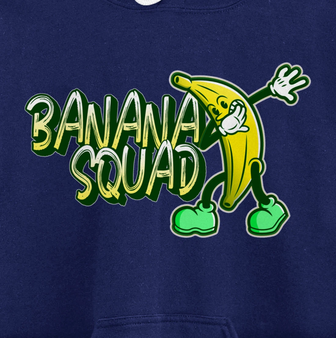 Banana Squad Funny Dabbing Banana Food & Dab Pullover Hoodie