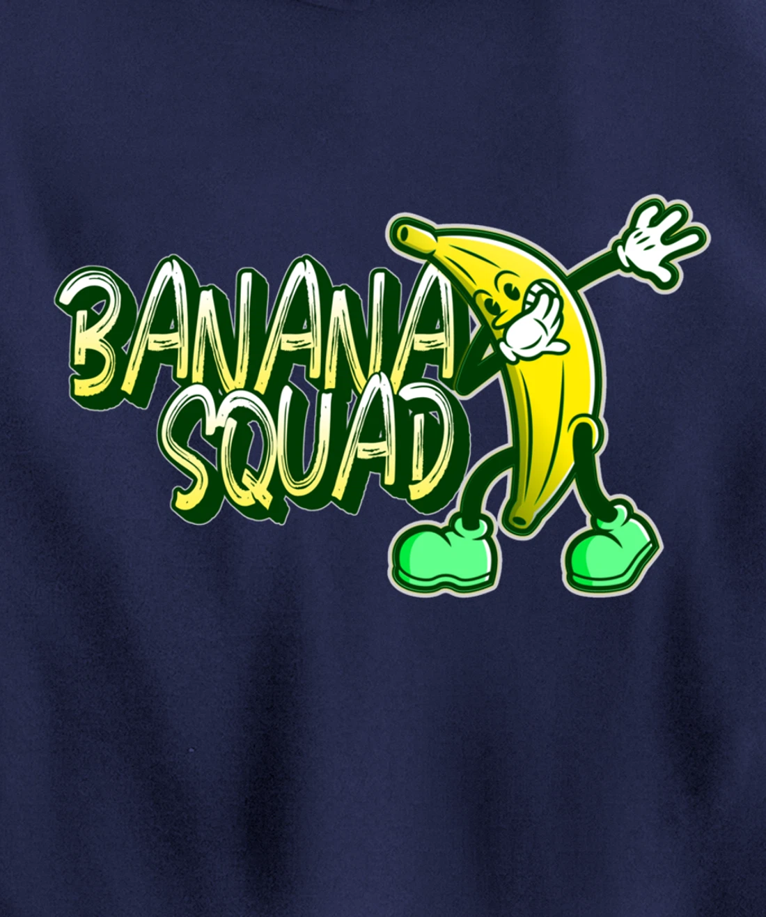Banana Squad Funny Dabbing Banana Food & Dab Pullover Hoodie
