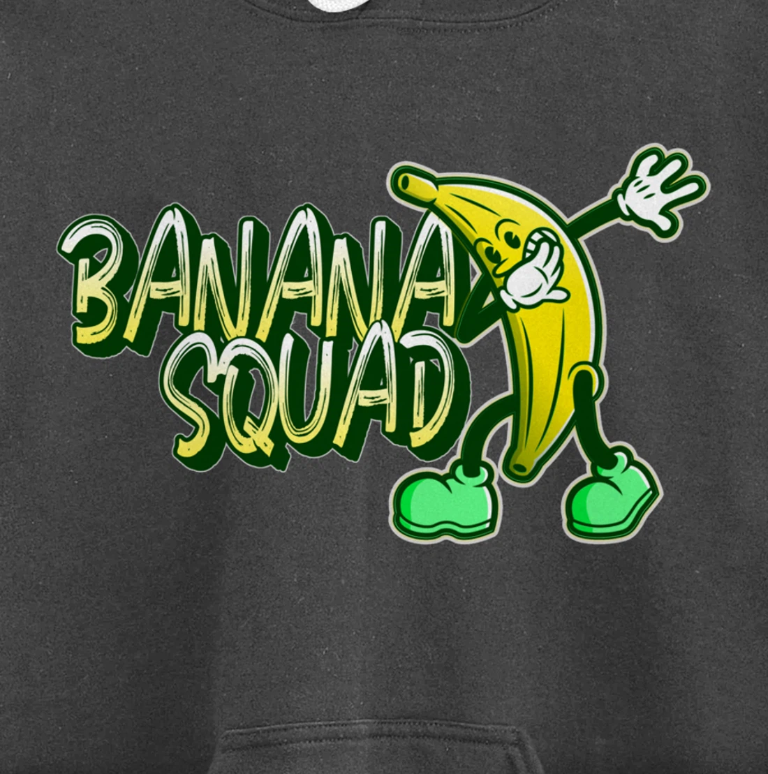 Banana Squad Funny Dabbing Banana Food & Dab Pullover Hoodie