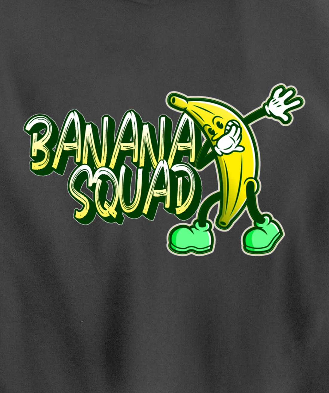 Banana Squad Funny Dabbing Banana Food & Dab Pullover Hoodie