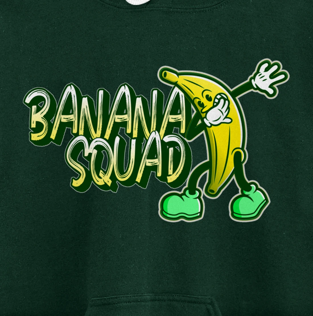 Banana Squad Funny Dabbing Banana Food & Dab Pullover Hoodie