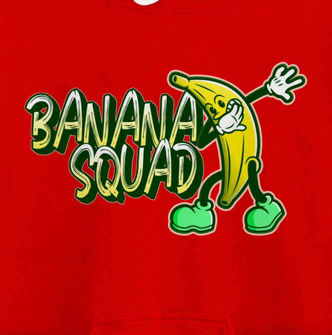 Banana Squad Funny Dabbing Banana Food & Dab Pullover Hoodie