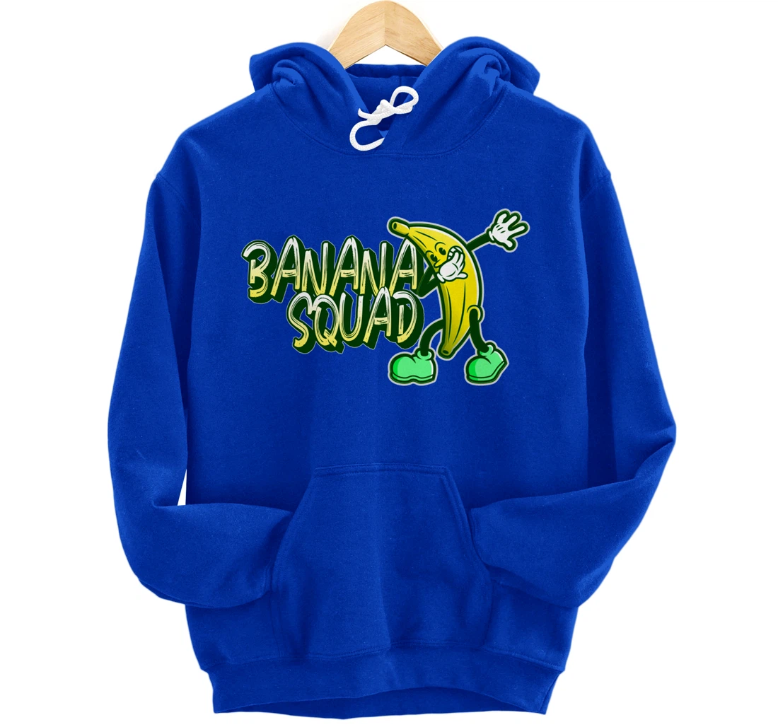 Banana Squad Funny Dabbing Banana Food & Dab Pullover Hoodie