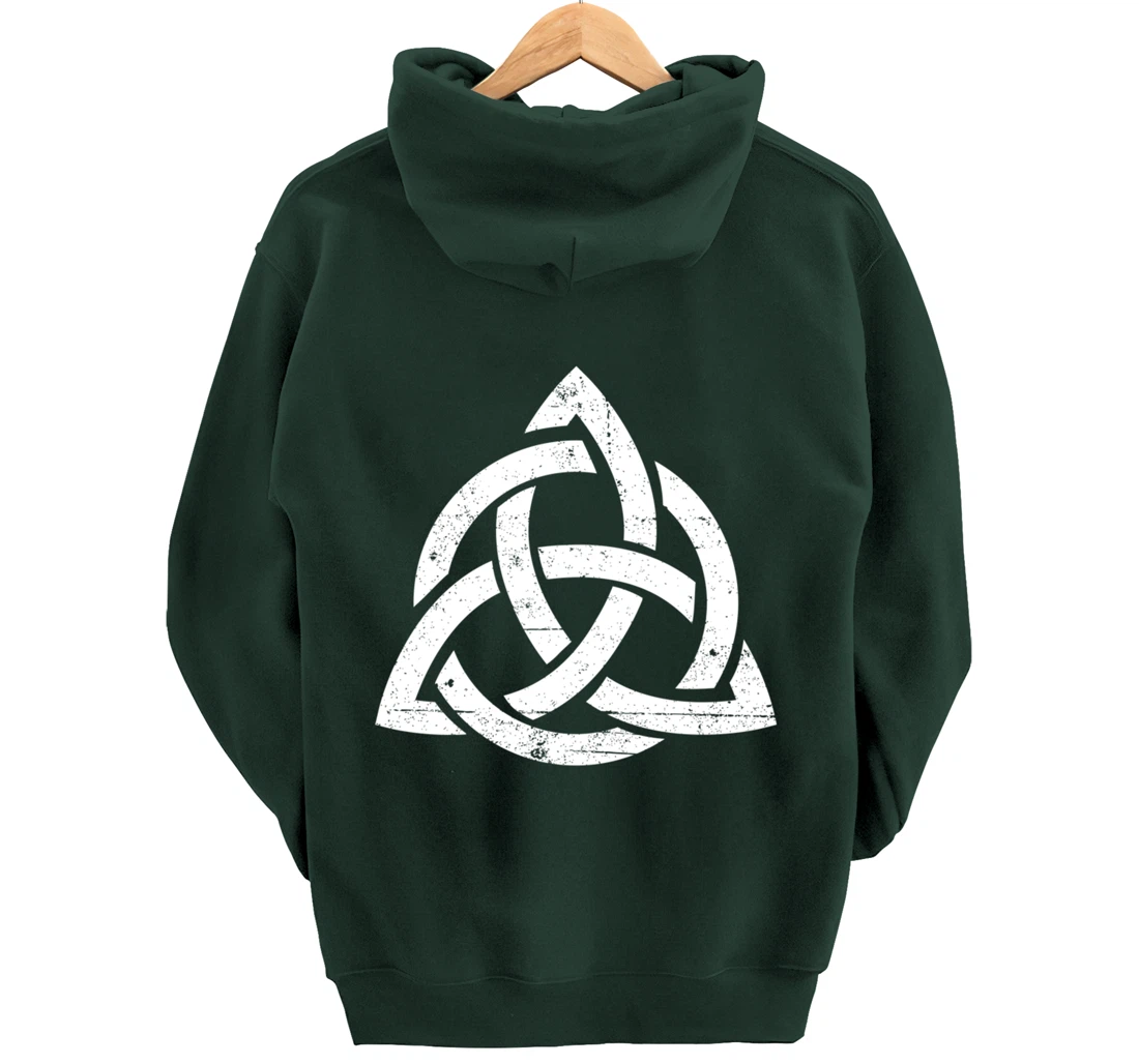 Celtic Trinity Knot Triquetra Nordic Viking Symbol Pullover Hoodie
