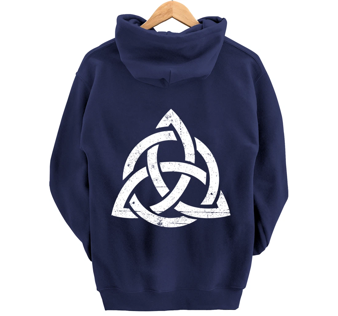 Celtic Trinity Knot Triquetra Nordic Viking Symbol Pullover Hoodie