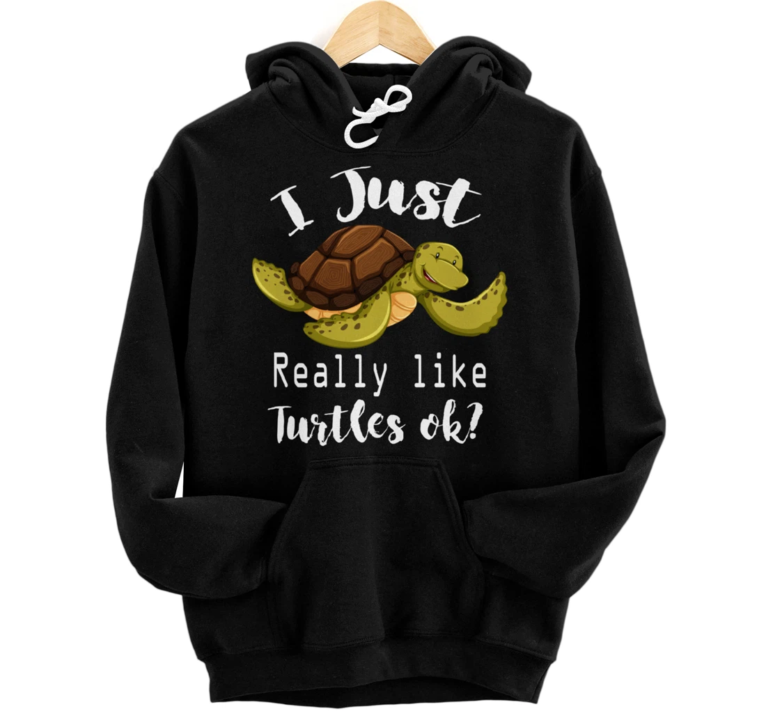 I Just Really Like Turtles Tee Lovers Pullover Hoodie