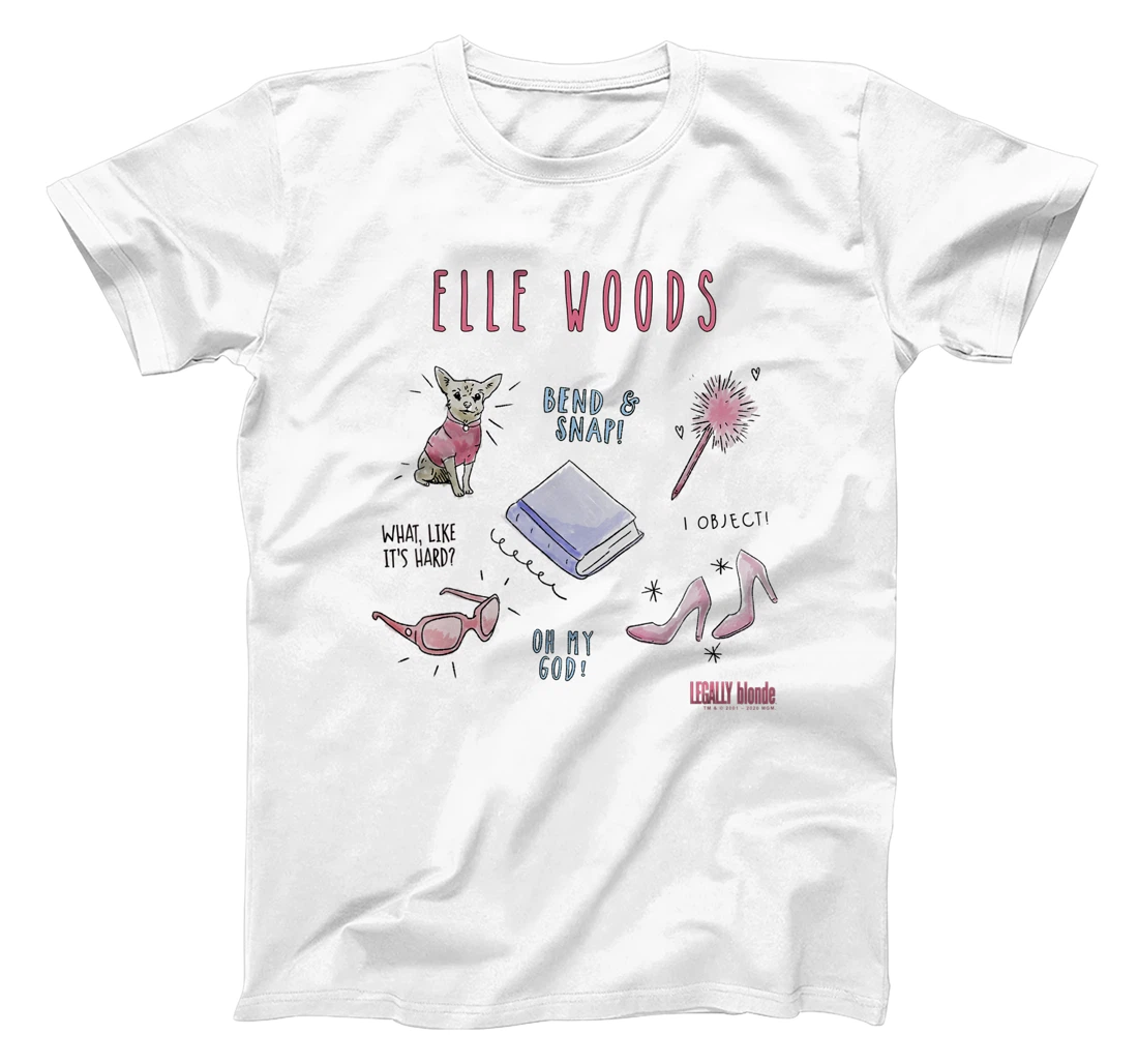 Legally Blonde Elle Woods Sketches T-Shirt