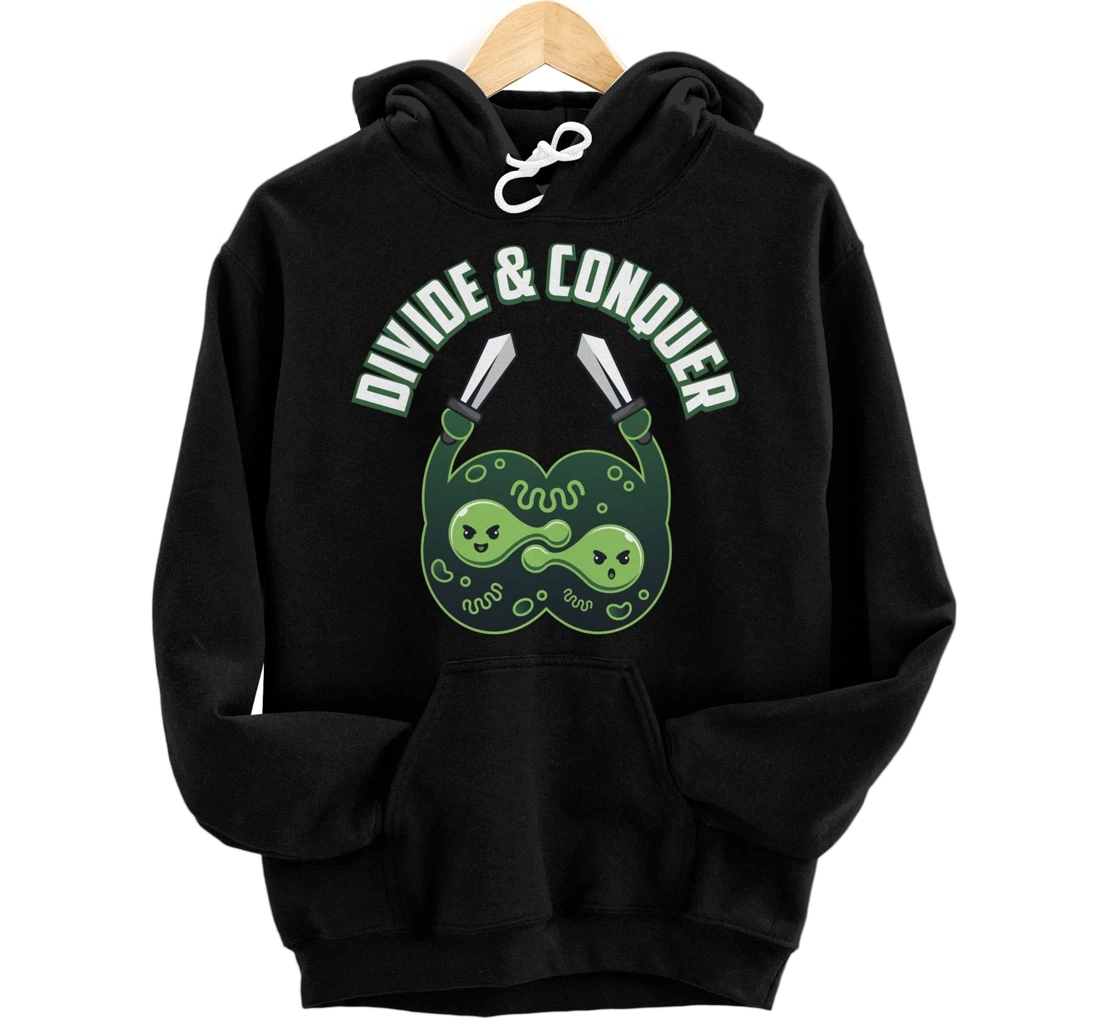 Divide And Conquer Gaming Cells Biology Science Biologist Pullover Hoodie