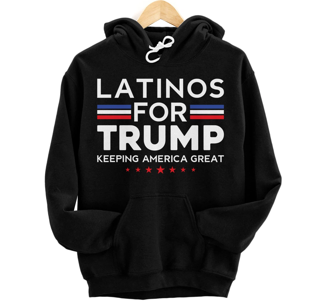 Latinos Trump Hoodie 2024 Trump Latino Pullover Hoodie