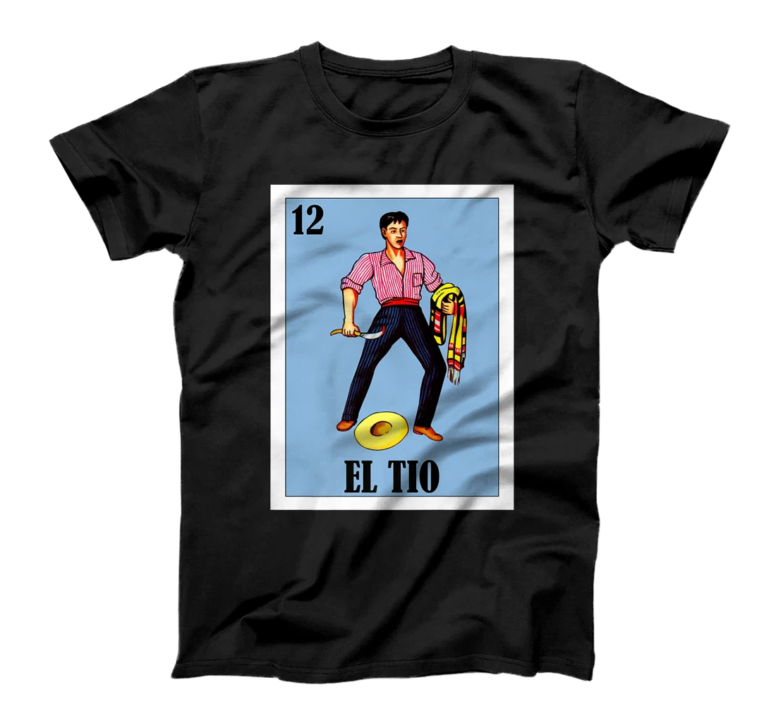 Mens Mexican Bingo Regalo para Tio - Lottery Parody - El Tio Premium T-Shirt