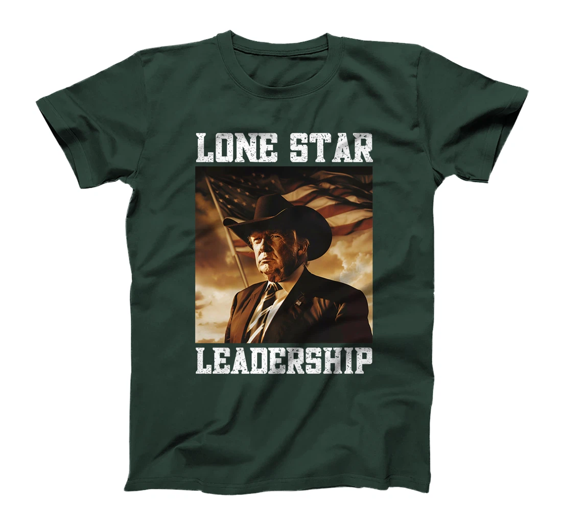 Western Trump Cowboy Hat Texas Trump Lone Star Leadership Premium T-Shirt
