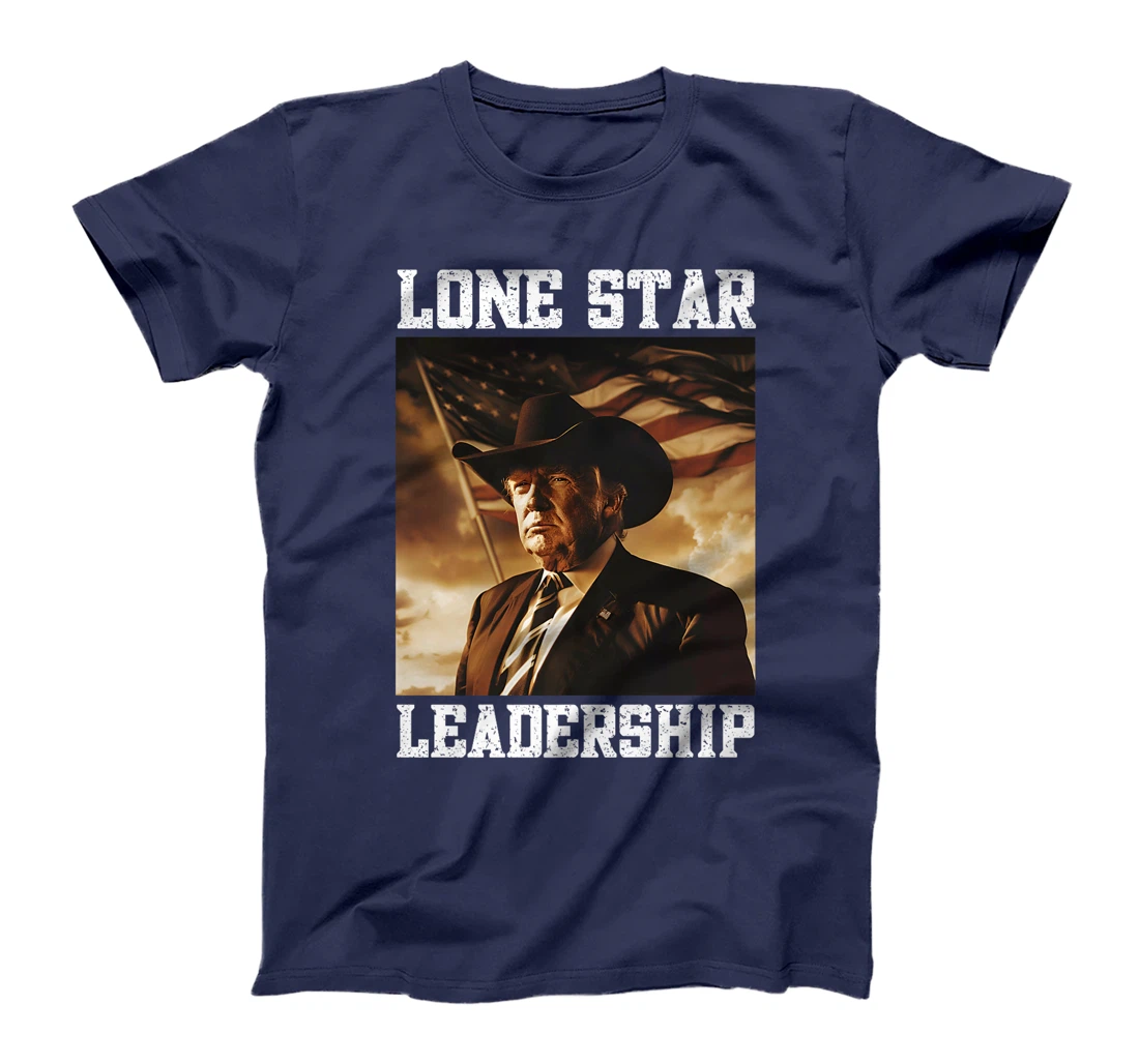 Western Trump Cowboy Hat Texas Trump Lone Star Leadership Premium T-Shirt
