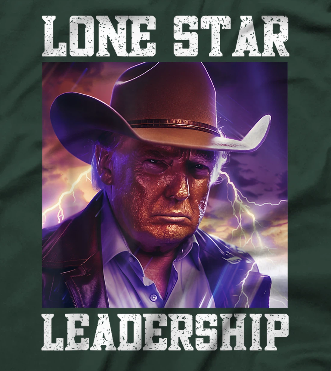 Womens Southern President Cowboy Texas Western Trump Lone Star T-Shirt